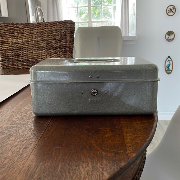 Vintage Steel Union Made Utilco Cash Box